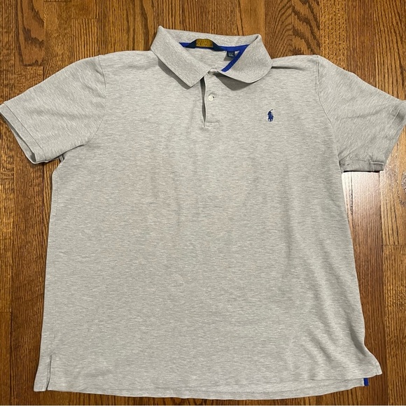 Polo Golf Ralph Lauren Men's Gray Polo Short Sleeve Pro Fit Size XXL - Picture 1 of 8